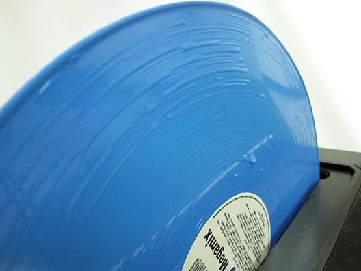 Blue Disc During Cleaning